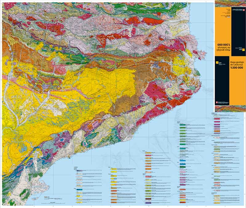 Download Mapa geològic de Catalunya 1:300.000 v6, 2022