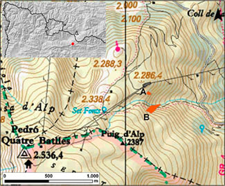 Torrent Set Fonts. La Cerdanya (Pirineo Oriental de Cataluña)