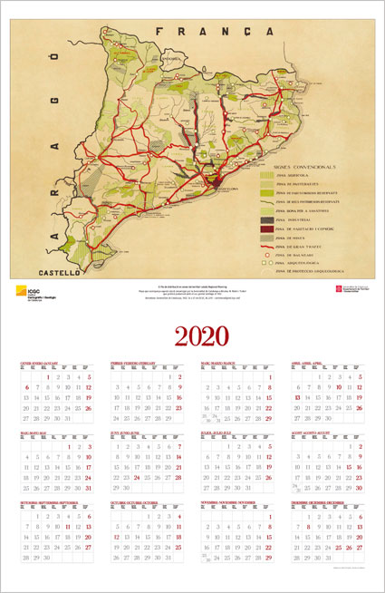 Calendari any 2020