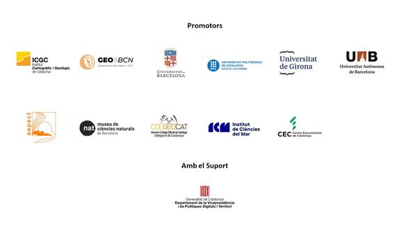 Logos de les 11 institucions promotores d'Espaigea