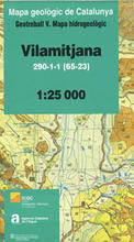 Mapa hidrogeològic 1:25.0000. Vilamitjana