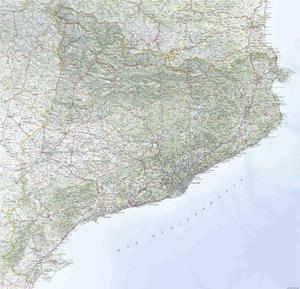 Minatura del Mapa topográfico de Cataluña 1:250.000