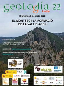 Imatge del pòster informatiu del Geolodia Lleida 2022